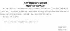2019年全國(guó)青少年校園籃球特色學(xué)校公示 隆回一中入圍
