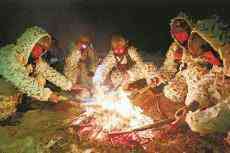 兵發(fā)雪原，義無反顧向前突擊