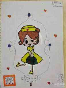 湖南邵東城區(qū)二小學(xué)生用畫筆為戰(zhàn)“疫”加油