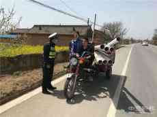 慶陽西峰區(qū)交警大隊開展“五類車輛”集中整治