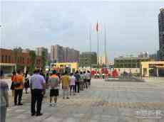 嘉禾職中：規(guī)范升旗儀式，踐行五四精神