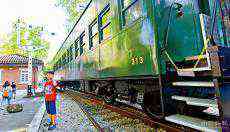 313號(hào)火車(chē)進(jìn)駐鐵路博物館展