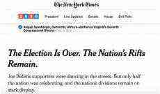 美媒：美大選使美國(guó)更加分裂