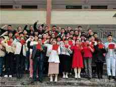 漣源市大江口中學中考百日誓師大會凝心聚力