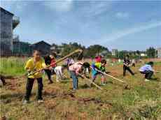 湖南茶陵舲舫中心小學(xué)：開(kāi)心農(nóng)場(chǎng)?播種忙