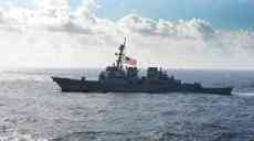 美“威爾伯”號(hào)驅(qū)逐艦穿航臺(tái)灣海峽 東部戰(zhàn)區(qū)回應(yīng)