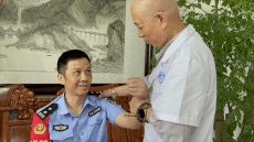 非遺“獨(dú)龍針法”義診走進(jìn)警營(yíng)