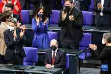 朔爾茨當(dāng)選德國總理