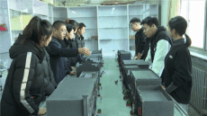 河北保定職業(yè)技術學院師生制作西大街建筑模型