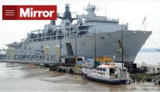 賊膽包天！軍艦上價值25萬英鎊的燃油被偷走