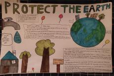 湖南嘉禾縣珠泉中學舉行英語寫作手抄報繪制評比活動