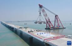 福建廈門(mén)翔安大橋主橋成功合龍