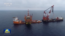 我國(guó)萬(wàn)噸級(jí)海上油氣平臺(tái)對(duì)接成功