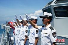 中國海軍戚繼光艦結(jié)束對(duì)越南友好訪問啟程前往泰國