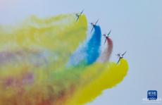 空軍八一飛行表演隊(duì)換裝殲-10C后國內(nèi)首次公開亮相