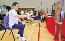 李家超響應(yīng)“全民運(yùn)動日” 推廣勤做運(yùn)動