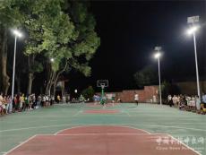 湖南宜章縣沙坪村：舉辦少年籃球比賽