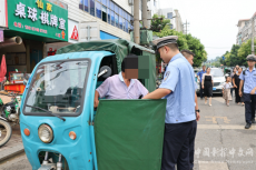 湖南新田：多部門聯(lián)合開展機動車交通違法專項整治行動