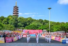 杭州亞運會火炬在溫州傳遞