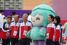 杭州亞運會：運動員村迎多國代表團