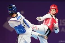 中國選手宋潔奪得跆拳道女子67公斤級冠軍