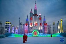 長春：點亮冰雪“童話世界”
