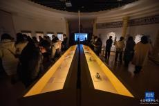 寧夏銀川：博物館里畫文物