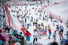 湖北神農(nóng)架：“華中屋脊”開板迎雪季