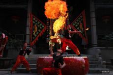 廣東：中山醉龍起舞