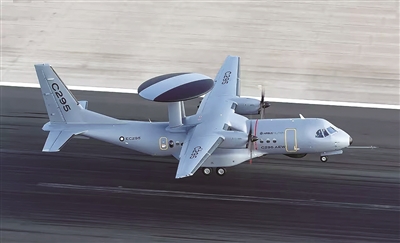 西班牙引進的空客C295預(yù)警機。