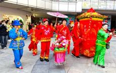 安徽廬江：民俗表演鬧新春