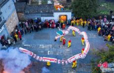 黃山祁門 龍燈翻舞過大年