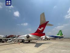 國產(chǎn)商用飛機C919及ARJ21首次飛抵柬埔寨