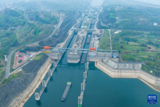 三峽船閘首季貨運量破3000萬噸