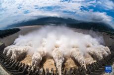 長江流域進(jìn)入防汛關(guān)鍵期 三峽水庫9孔泄洪