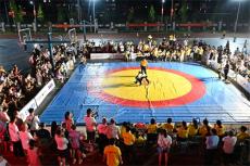 湖南邵陽第二屆梅山跤術(shù)爭霸賽在金石橋鎮(zhèn)開賽