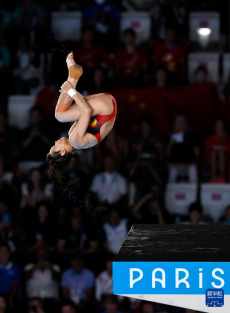 跳水——女子10米跳臺(tái)決賽：全紅嬋、陳芋汐包攬金銀牌