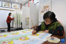 天津楊柳青：趕制年畫待佳節(jié)