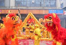 湖南隆回金石橋鎮(zhèn)黃金井村：非遺游龍“舞”岀歡樂(lè)年味