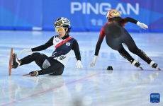 亞冬會(huì)丨短道速滑——中國(guó)隊(duì)奪得女子3000米接力冠軍