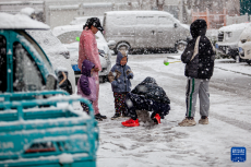 山東迎雨雪降溫天氣