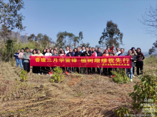 嘉禾縣財政局機關黨委開展義務植樹活動