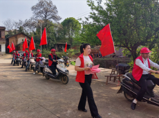 常寧市培元街道虎溪村：多措并舉開展森林防火宣傳