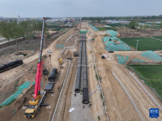 雄安干渠工程建設(shè)有序推進(jìn)