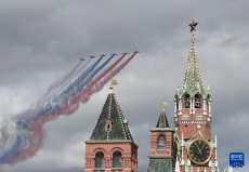 莫斯科舉行紀念蘇聯(lián)偉大衛(wèi)國戰(zhàn)爭勝利80周年閱兵式彩排