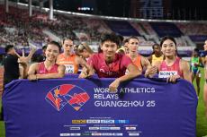 再破全國紀錄 中國接力隊獲4項田徑世錦賽資格