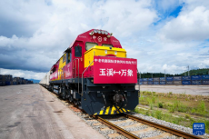 中老鐵路國際貨物列車（玉溪—萬象）實現(xiàn)雙向開行