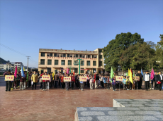 綏寧縣紅巖學(xué)校舉行秋季田徑運動會